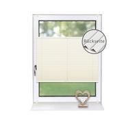 PLISSEE Thermo Basic 75 x 150cm Klemmfix ohne Bohren - Creme, Textil (75/150/150cm) - Deco-Raum