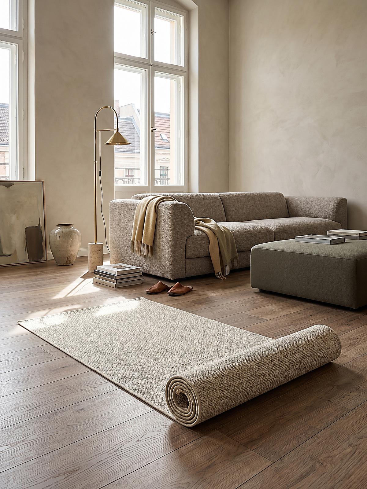TEPPICHLÄUFER Bordüre CORDEV Polypropylen Creme 80 x 250 cm - Beige, Textil (80/250cm) - KADIMA DESIGN