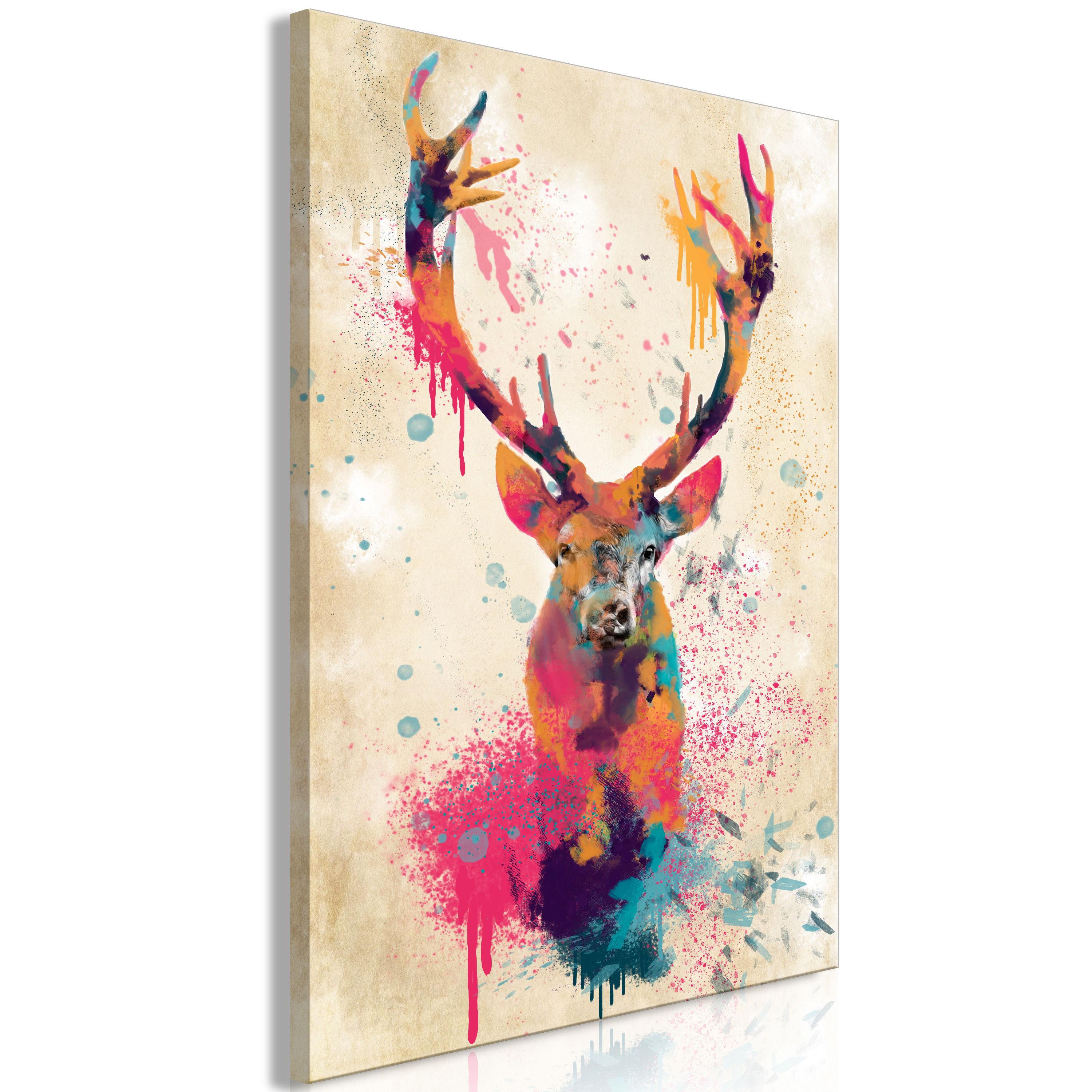 KUNSTDRUCK Bunt 80/120 cm - Multicolor, Textil (80/120cm) - KUNSTLOFT