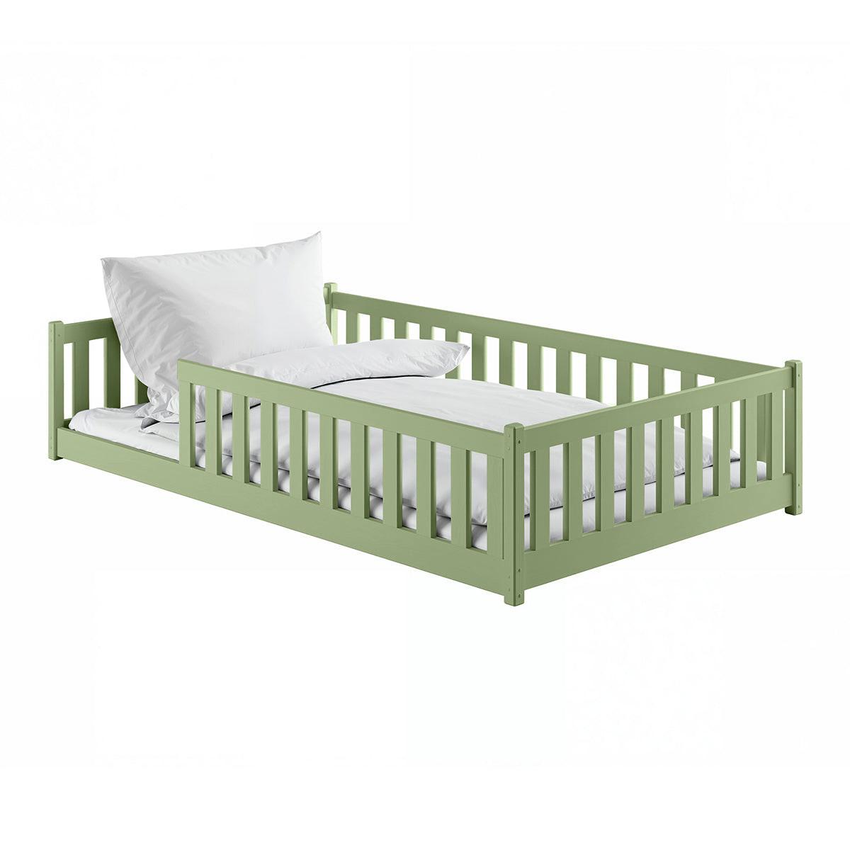 BETT 120/200 Maya Olive - Grün, Holz (120/200cm) - Petits-meubles