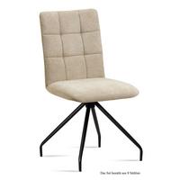 ESSZIMMERSTUHL (8er-Set) Devera 47x91x60 Schwarz/Natur - Schwarz/Naturfarben, Kunststoff (60/91/47cm) - 58aufmkessel