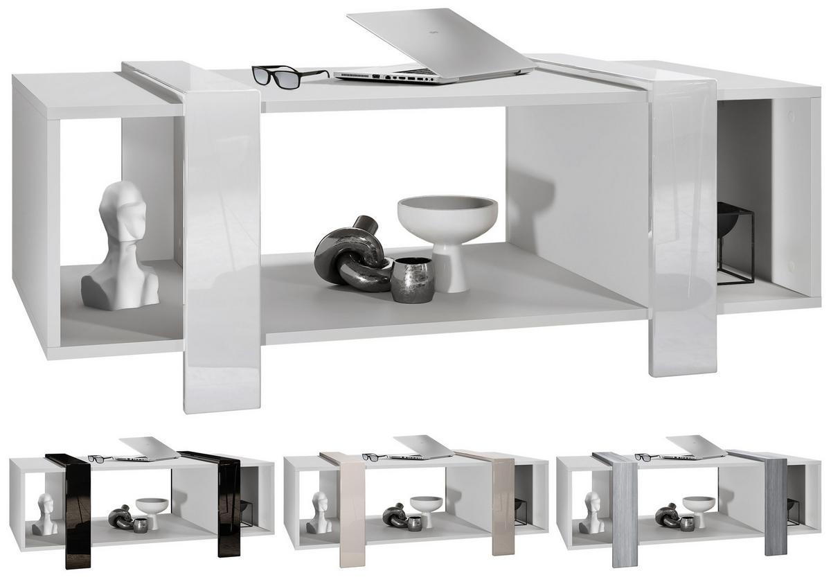 COUCHTISCH Ida Blenden in Eiche Natur - Eichefarben, Holzwerkstoff (56.5/110.5/42cm) - Vladon