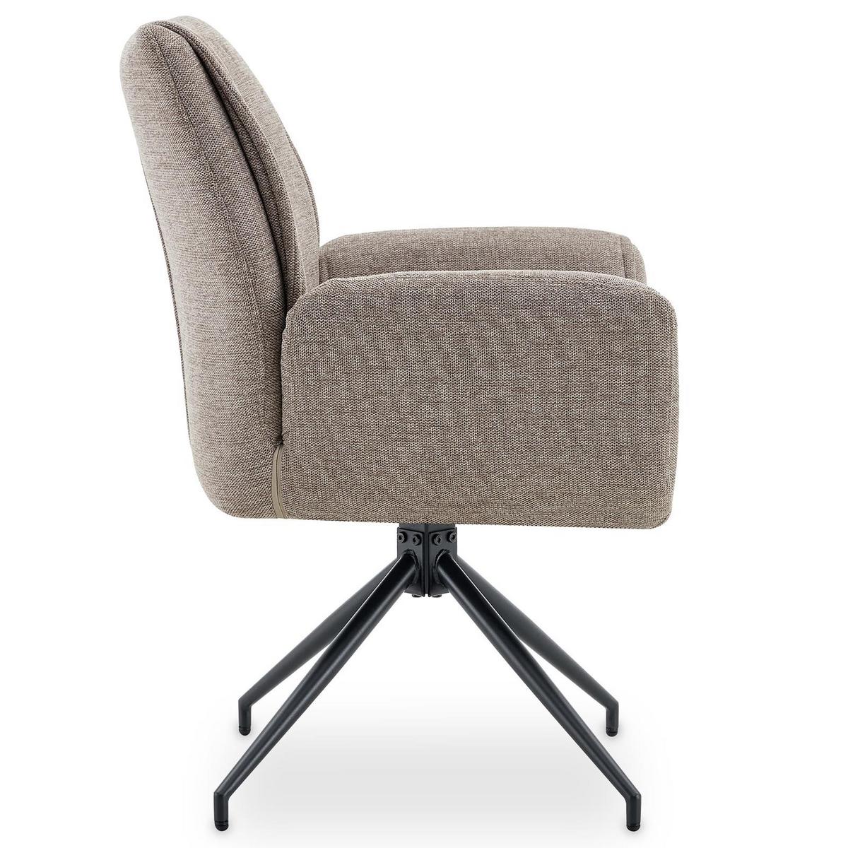 ESSZIMMERSTÜHLE LIRA 2er-Set beige - Beige, Textil (65/88/64cm) - IDIMEX
