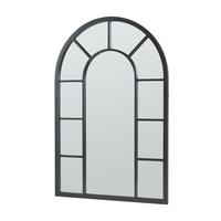 WANDSPIEGEL Enonkoski - Schwarz, Glas/Holzwerkstoff (60/2/90cm) - [en.casa]