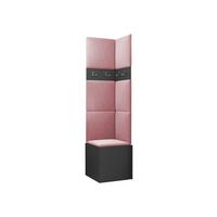 GARDEROBEN-SET Orion XXI - Graphitfarben/Rosa, Holzwerkstoff/Kunststoff (42/186/46cm) - MIRJAN24