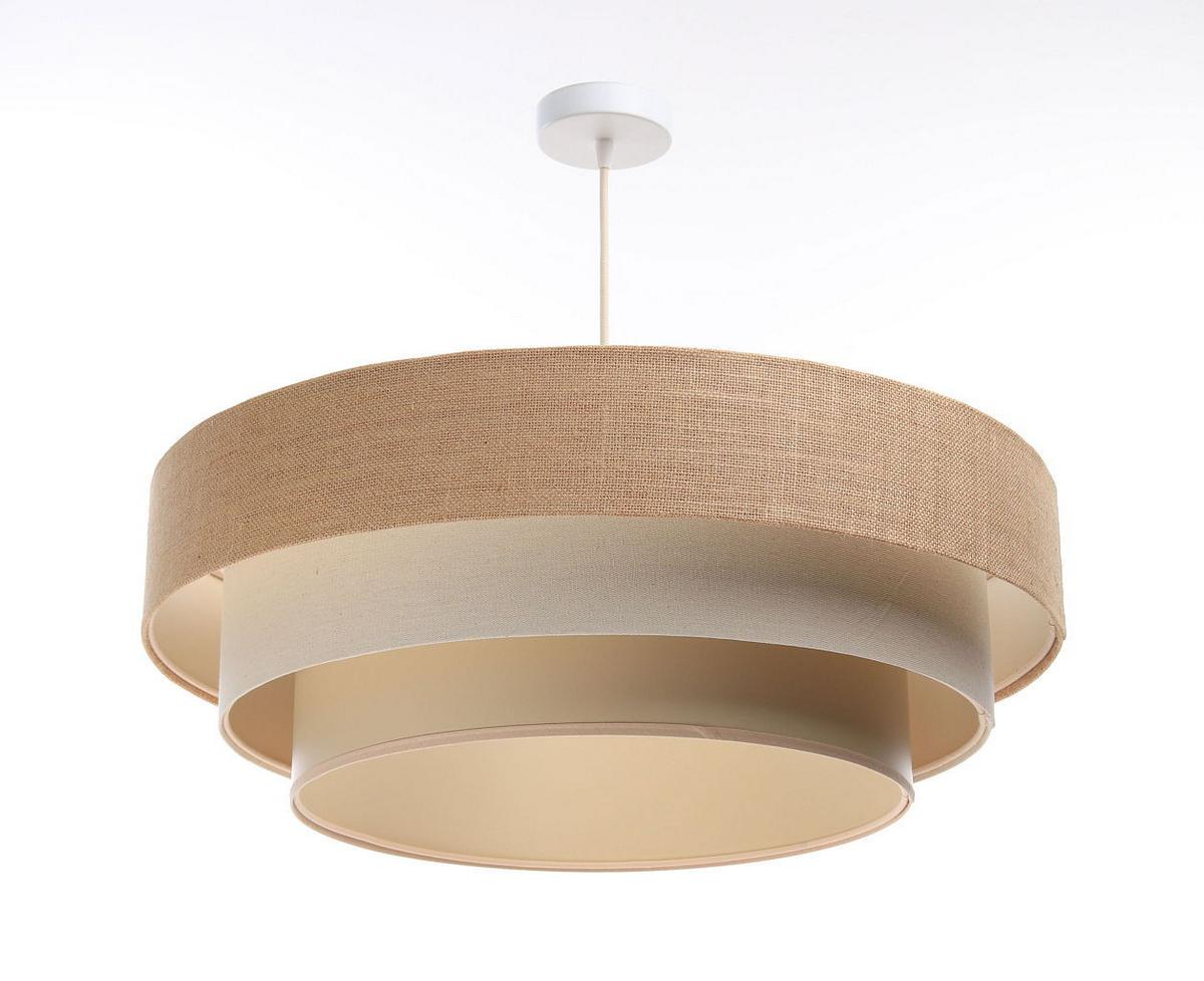 HÄNGELEUCHTE Beige 60/20 cm - Beige, Kunststoff (60/1.9/20cm) - ONZENO
