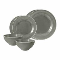 BASIC-SET Beat Color Glaze Perlgrau 6-tlg. - Grau, Keramik (2/2/2cm) - Seltmann Weiden
