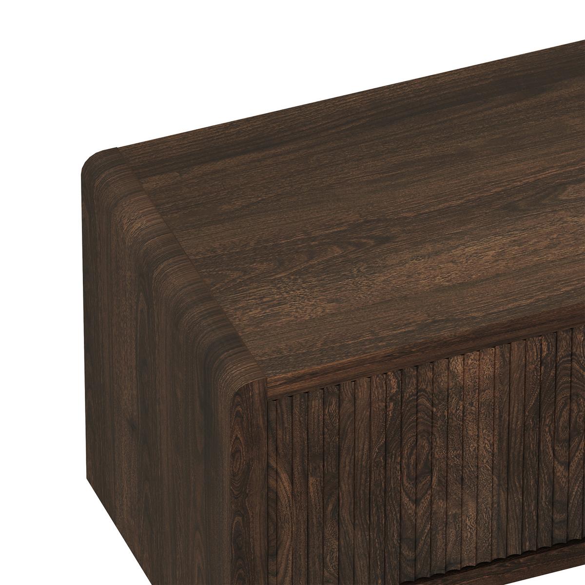 FERNSEHSCHRANK Lukkodso - Walnussfarben, Holzwerkstoff (150/40/40cm) - [en.casa]