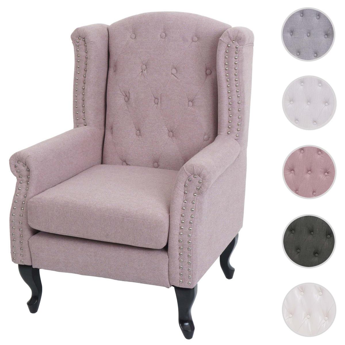 RELAXSESSEL Hellrosa - Hellrosa, Textil (75/102/80cm) - MCW