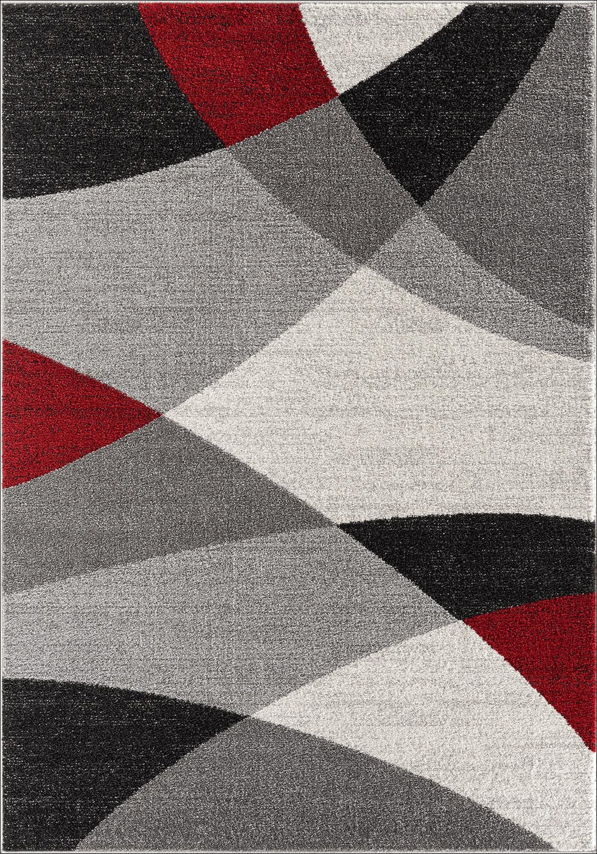 TEPPICH Niederflor Abstrakt THUR Polypropylen Grau 80 x 140 cm - Grau, Textil (200/280cm) - KADIMA DESIGN