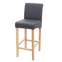 BARHOCKER Grau - Grau, Textil (39/105/53cm) - MCW
