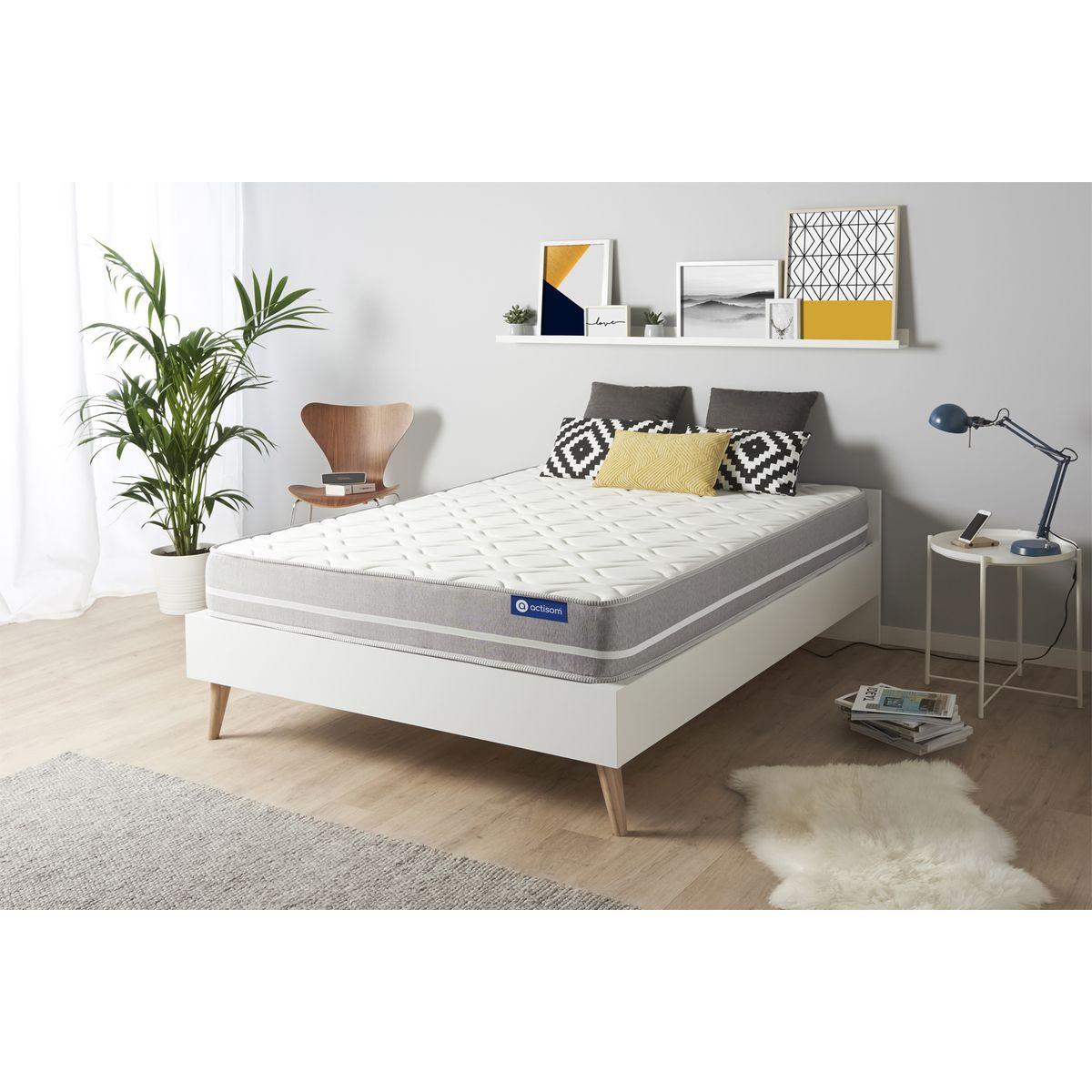 MATRATZE Actimemo touch Memory-Schaum 180 x 190 cm h1 - Weiß, Textil (180/190cm) - ACTISOM