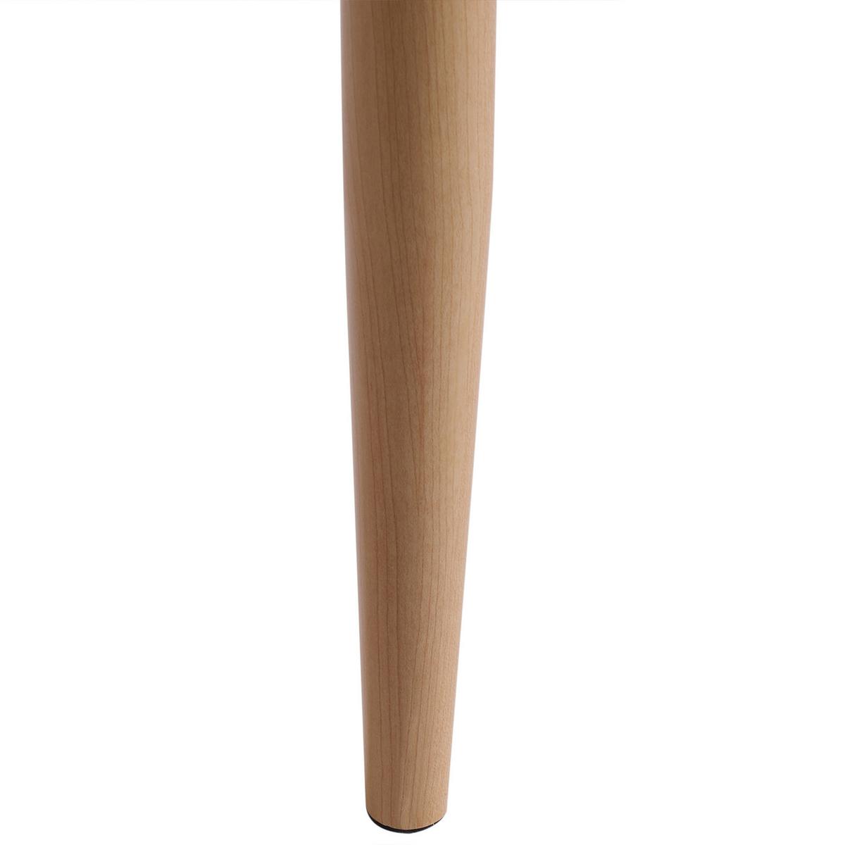 SCHREIBTISCH 130/50 cm Hellbraun Ratana - Hellbraun/Braun, Holzwerkstoff/Metall (50/130/83cm) - Beliani