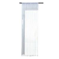 FADENGARDINE Shanghai HxB 250x145 cm Weiß Lurex - Weiß, Textil (145/250cm) - Gardinenbox