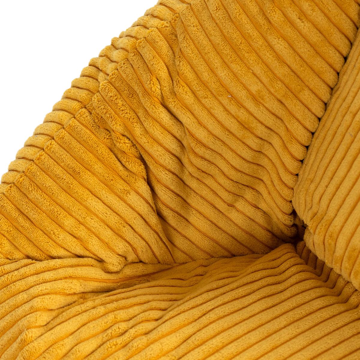 SITZSACK Flauschig für Kinder - Gelb, Textil (55/44/55cm) - icon