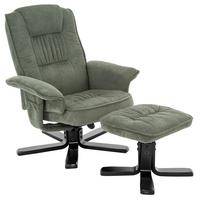 RELAXSESSEL CHARLY grün/schwarz - Schwarz/Grün, Textil (76/87/61cm) - IDIMEX