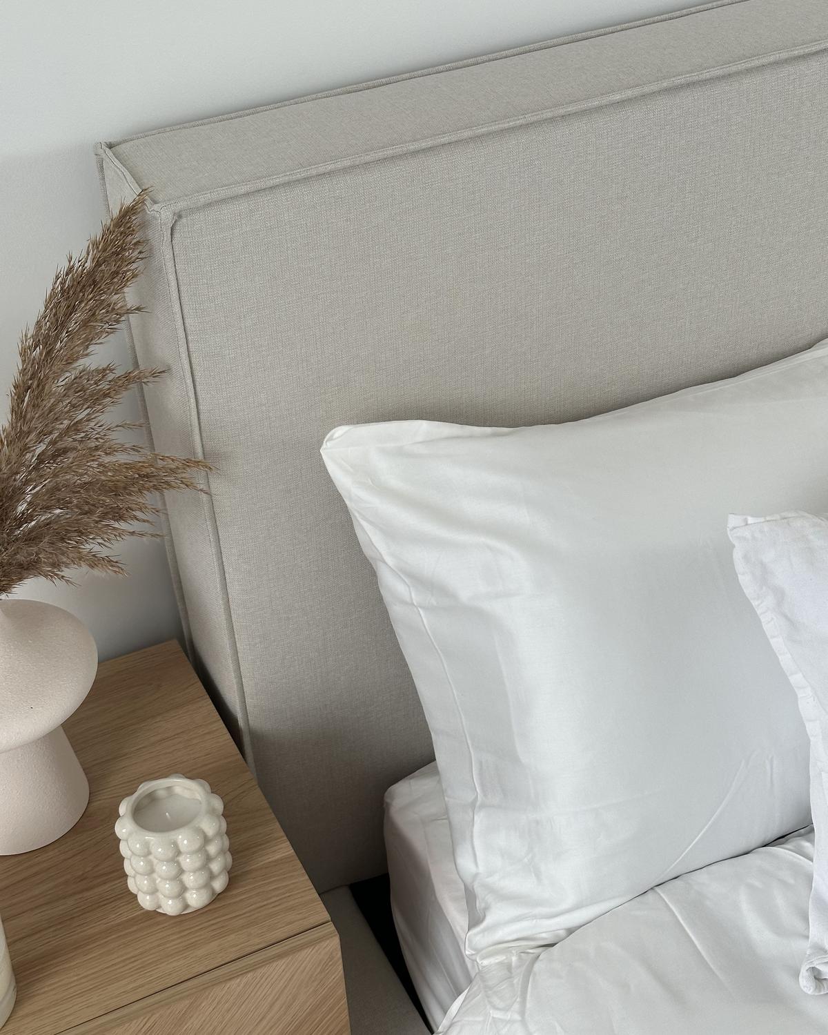 POLSTERBETT 180/200cm Beige Moissac - Beige, Holz/Textil (180/200cm) - Beliani