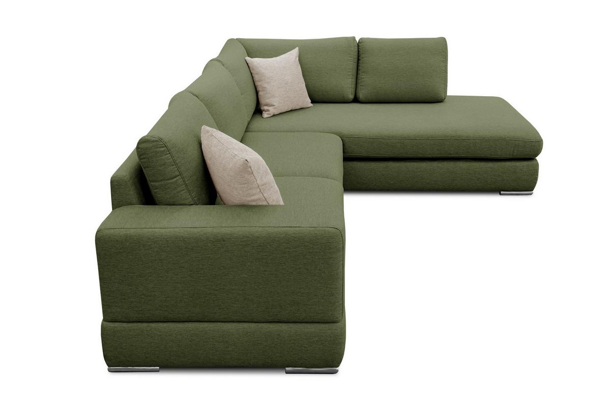 ECKSOFA OTTO 5-Sitzer, grün - Grün, Holzwerkstoff/Textil (279/219cm) - Wozimo