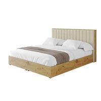 POLSTERBETT mit Bettkasten und Lattenrost, Bett mit Matratze H3/H4 - ENZO4 180x200 Beige - Taupe, Holzwerkstoff/Textil (180/200cm) - ALTDECOR