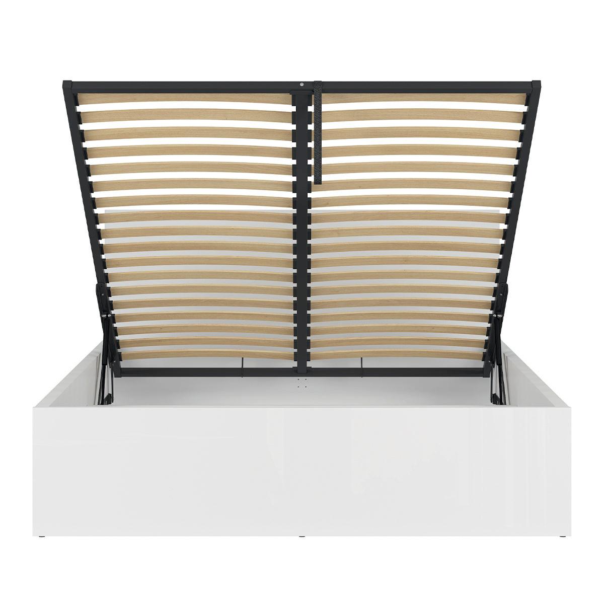 BOXBETT 160/200 Edwin Weiß - Weiß, Holzwerkstoff (160/200cm) - Petits-meubles