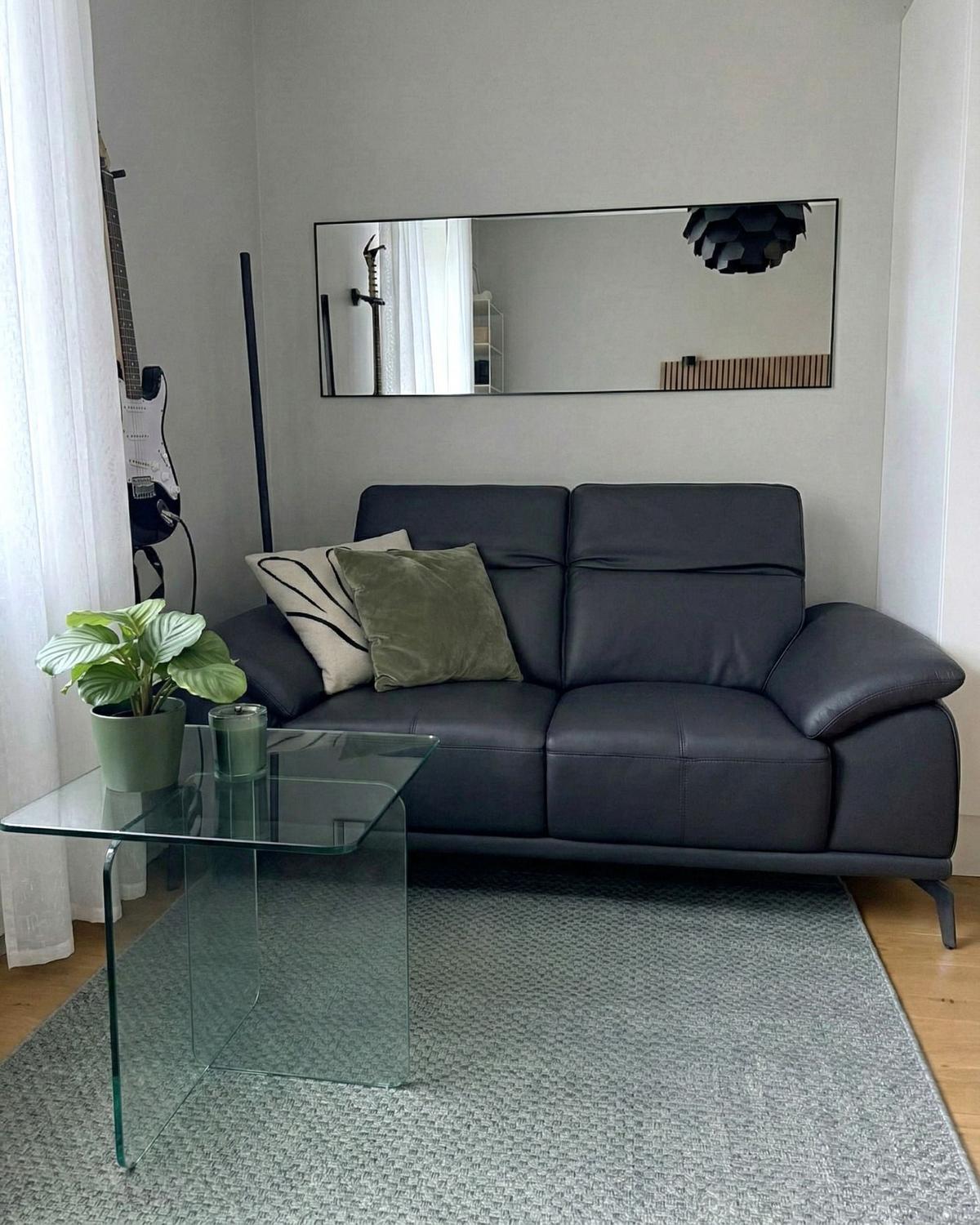 BEISTELLTISCH Sicherheitsglas Transparent Amisk - Transparent, Glas (50/50/46cm) - Beliani