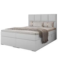 BOXBETT 120x200 cm mit Topper - Weiß, Textil (120/200cm) - Idohome