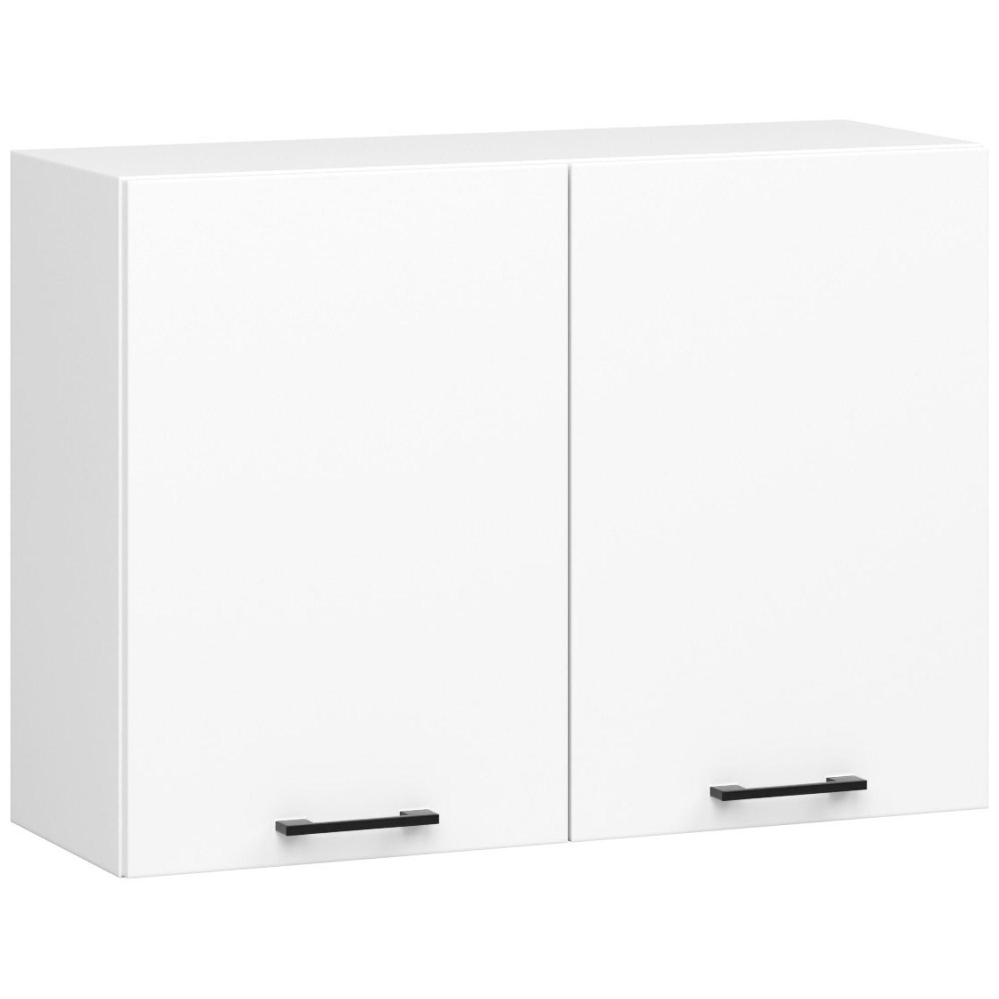 HÄNGESCHRANK Weiß 58/80/30 - Weiß, Holzwerkstoff (80/58/30cm) - RAUMHIRSCH FURNITURE
