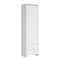 SCHRANK 1 Tür Soren Weiß matt - Weiß, Holzwerkstoff (56/200.5/40.5cm) - Petits-meubles