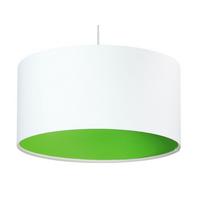 HÄNGELEUCHTE Grün 40/20 cm - Weiß/Grün, Kunststoff (40/0.6/20cm) - ONZENO