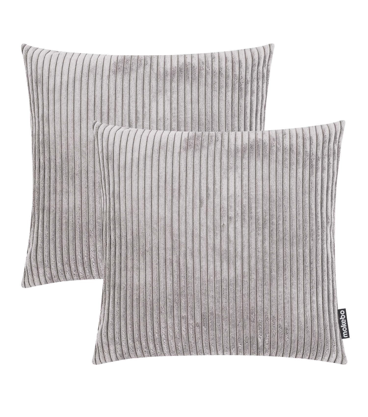 DEKOKISSEN SET Die Kuschelbuddies - Grau, Textil (45/45cm) - Mokebo