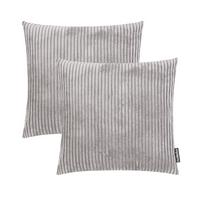DEKOKISSEN SET Die Kuschelbuddies - Grau, Textil (45/45cm) - Mokebo