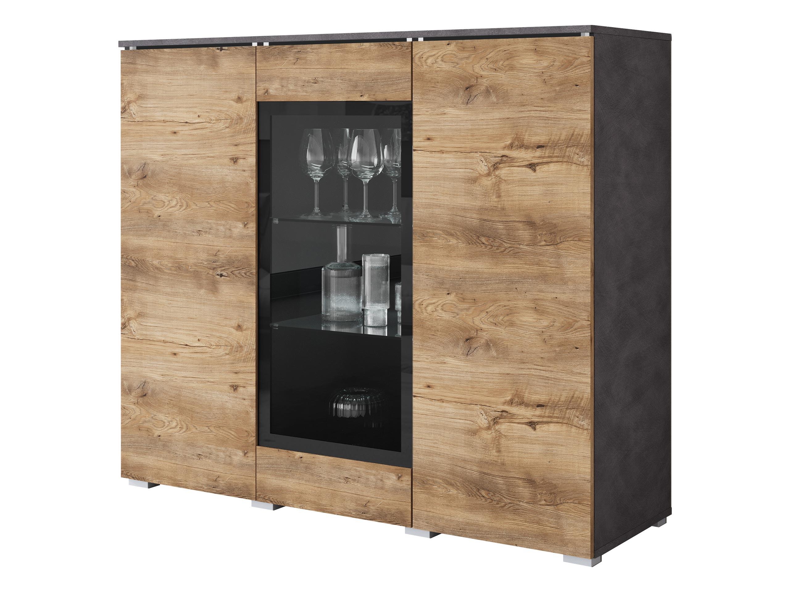 KOMMODE Vera 120 - Silberfarben/Braun, Holzwerkstoff/Kunststoff (120/104/40cm) - MIRJAN24