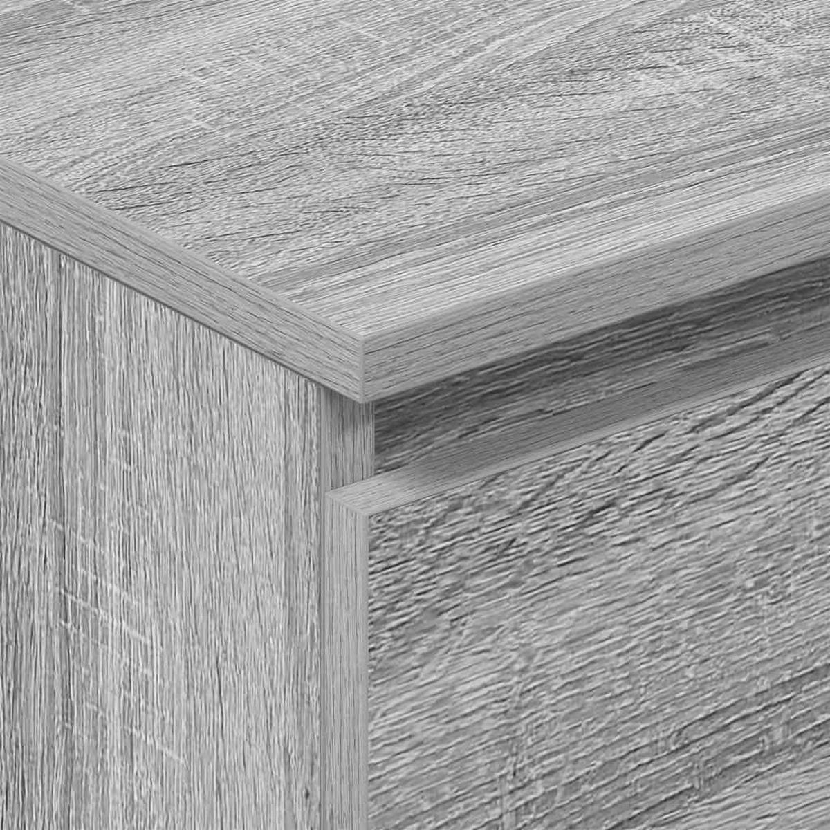 KOMMODE Salazar 60/35/98.5 cm - Grau, Holzwerkstoff (60/98.5/35cm) - Nettlife