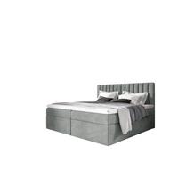 BOXBETT Linnea - Hellblau, Holzwerkstoff/Textil (180/220cm) - Fun Möbel