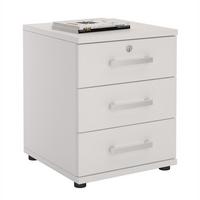 BÜROCONTAINER TORONTO weiß - Weiß, Holzwerkstoff (44/55/45cm) - CARO-Möbel