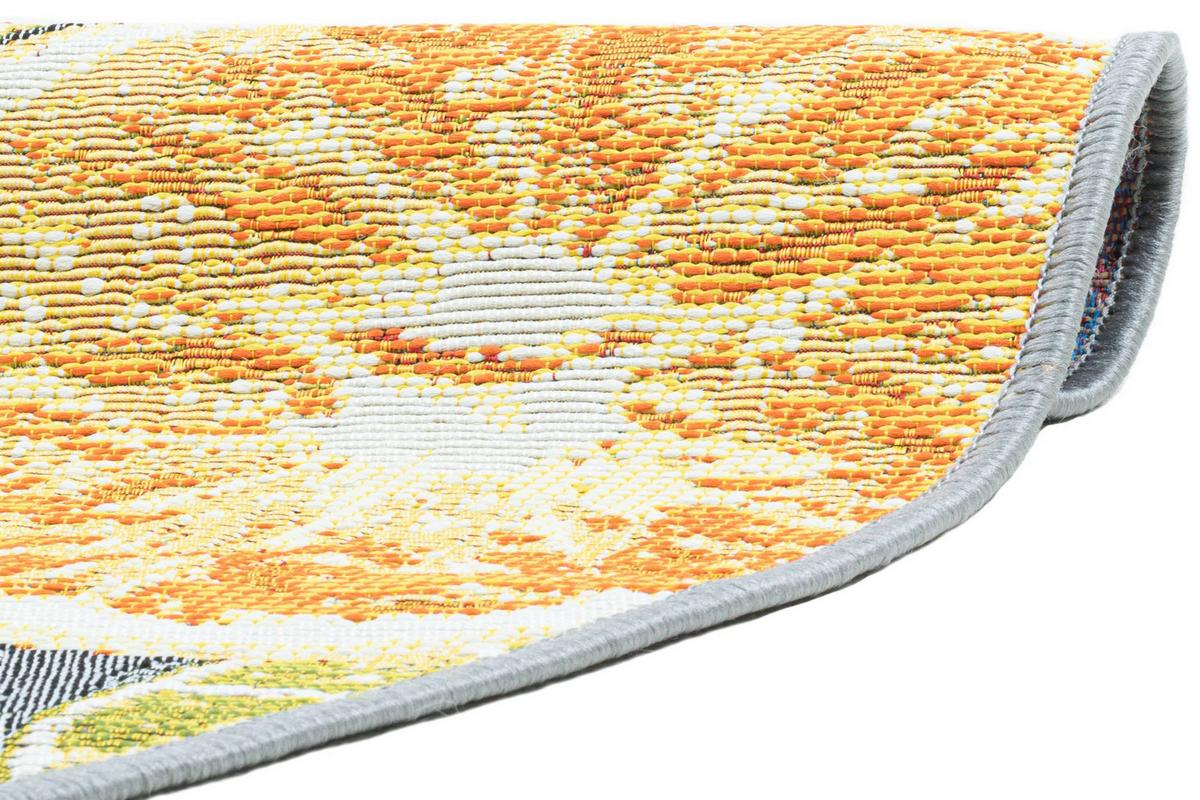 OUTDOORTEPPICH Rantum Beach 140x140 cm - Orange, Textil (140/140cm) - Sansibar SYLT
