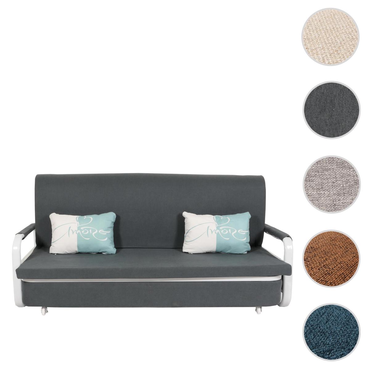 SCHLAFSOFA Anthrazit - Dunkelgrau/Anthrazit, Textil (190/71/185cm) - MCW