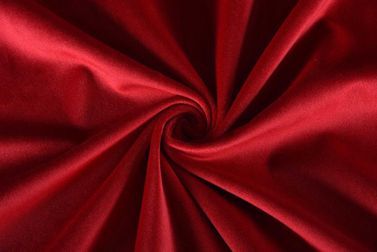VORHANG 2ER SET MILANO HxB 280x135 cm Rot - Hellrot, Textil (135/280cm) - Gardinenbox