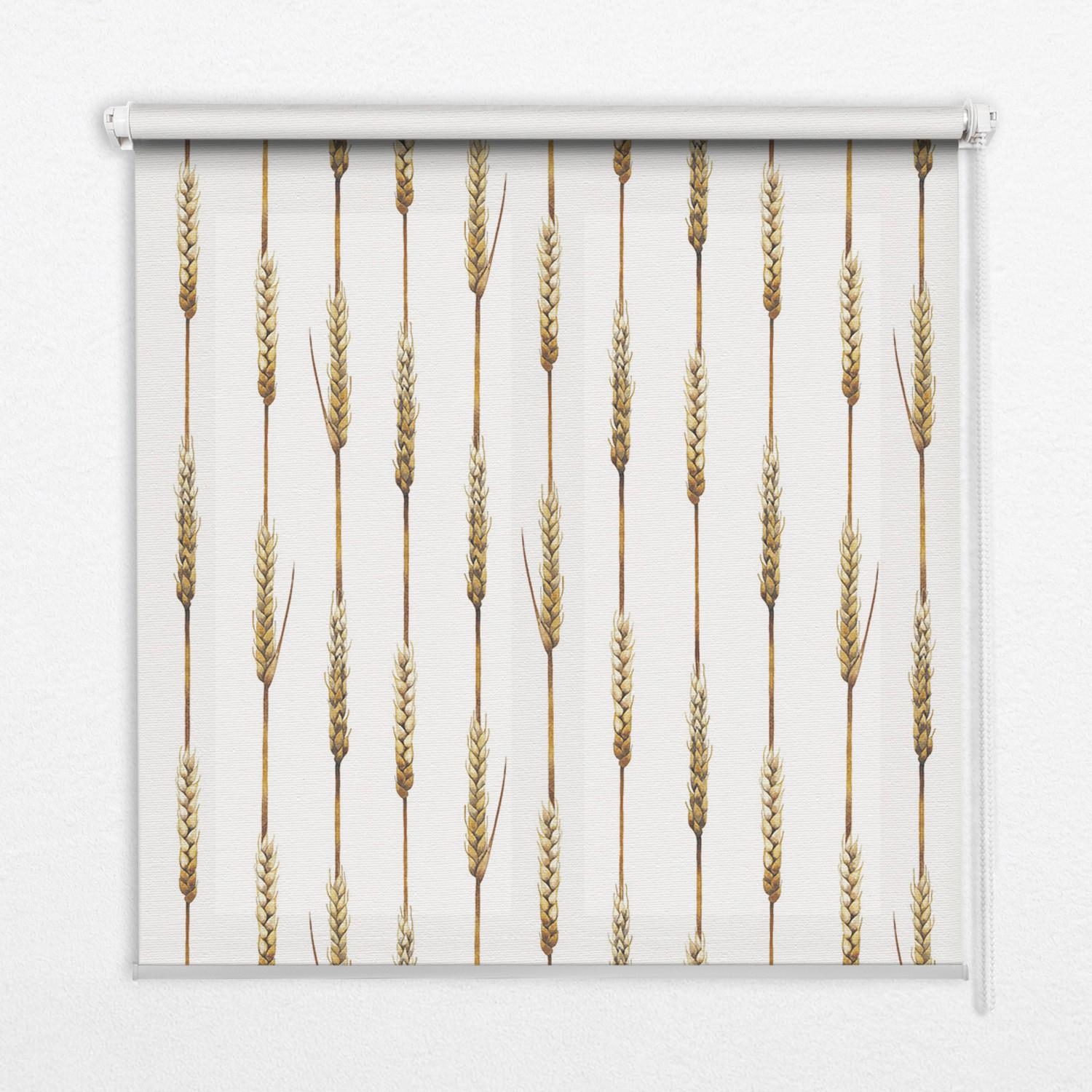 INNENROLLO - Fensterrollo - Rollo - 90x140 cm - Getreide - Gelb, Kunststoff (90/140/0.5cm) - TULUP