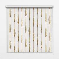 INNENROLLO - Fensterrollo - Rollo - 110x140 cm - Getreide - Gelb, Kunststoff (110/140/0.5cm) - TULUP