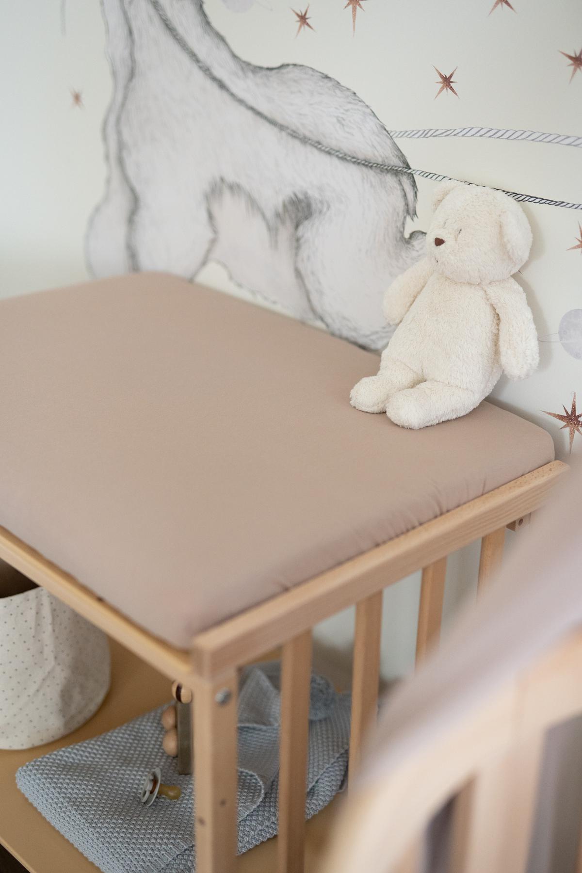 BABY Spannbettlaken Regal 7in1 - Taupe, Textil (50/73cm) - waldin