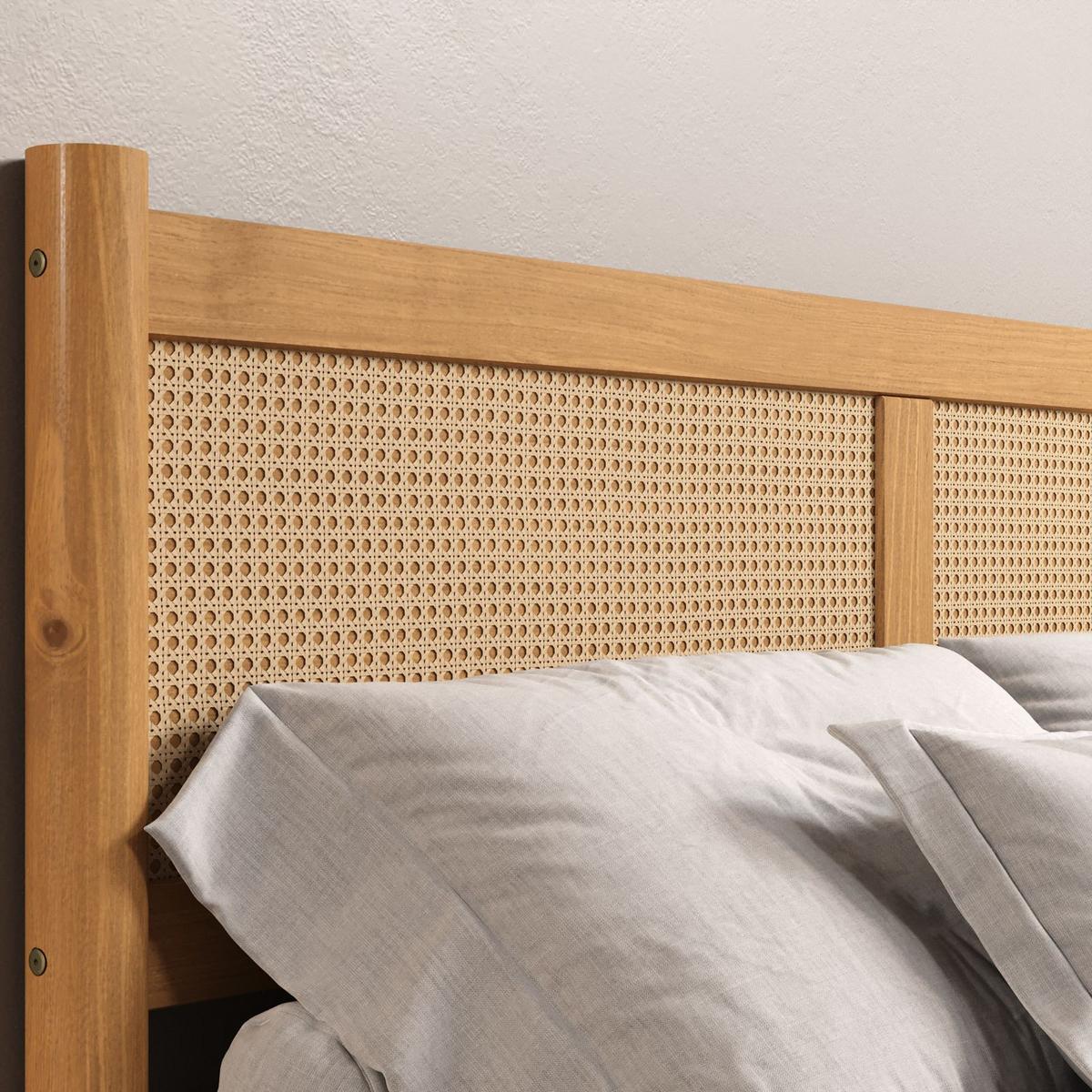 MASSIVHOLZBETT CEFIRA 140x190 cm Eiche - Eichefarben, Holz (140/190cm) - IDIMEX
