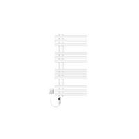 BADHEIZKÖRPER elektrisch Iron EM 500x1000 mm Weiß mit Heizstab 300W Digital - Weiß, Metall (50/100/3cm) - LuxeBath