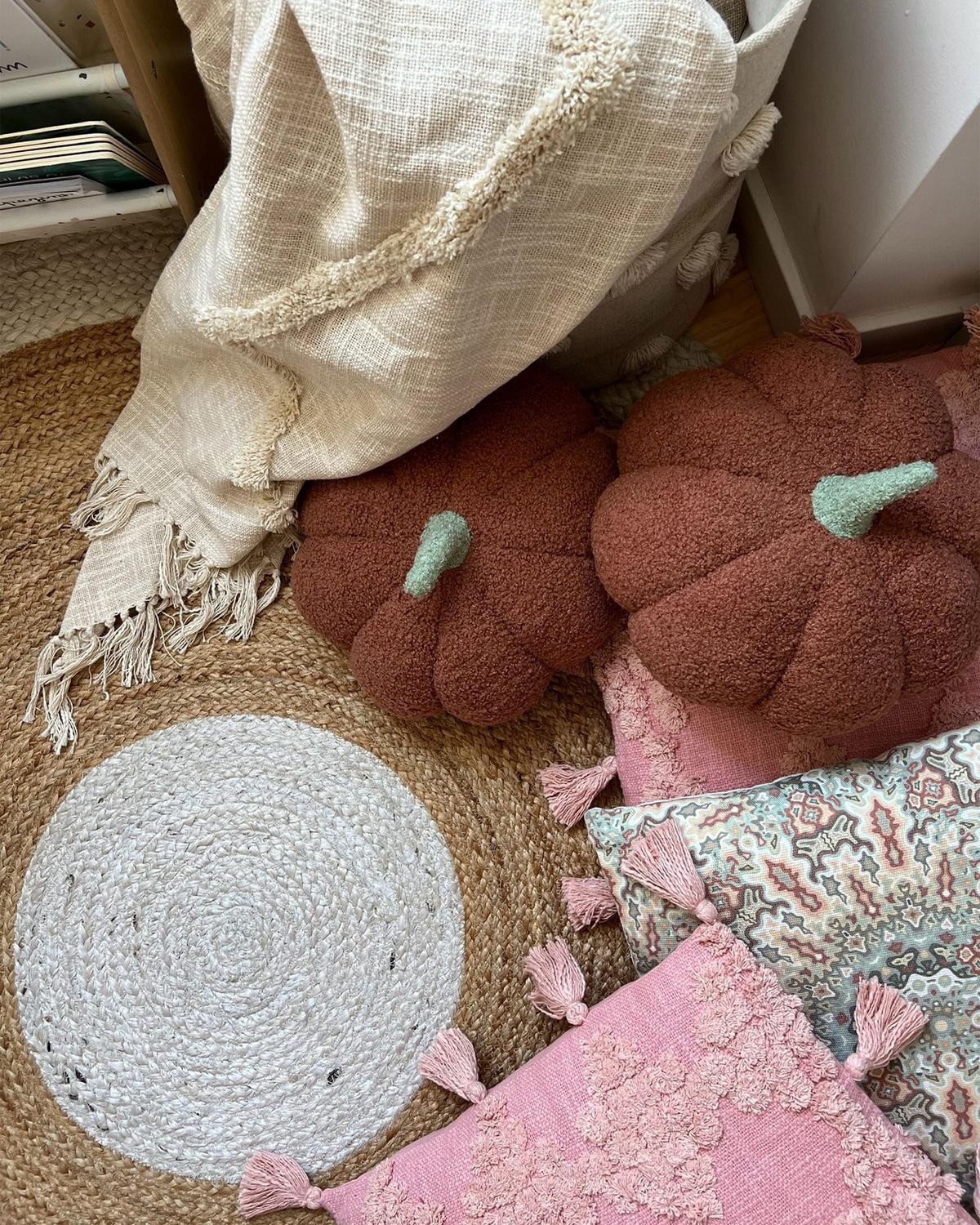 DECKE Helles Beige Jaunpur 130/180 cm - Beige, Naturmaterialien/Textil (130/180cm) - Beliani