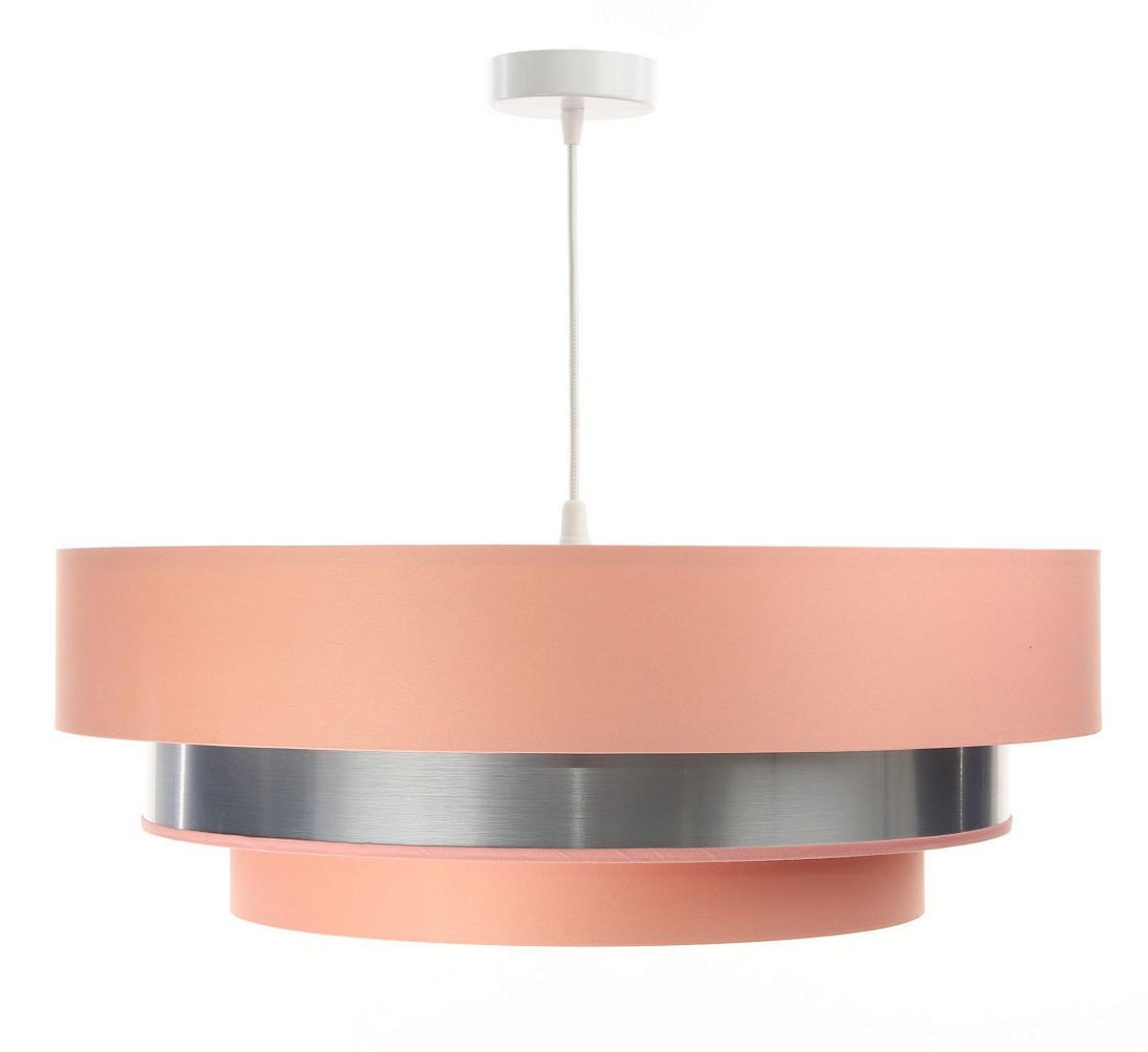 HÄNGELEUCHTE Rosa 60/20 cm - Pink, Kunststoff (60/1/20cm) - ONZENO