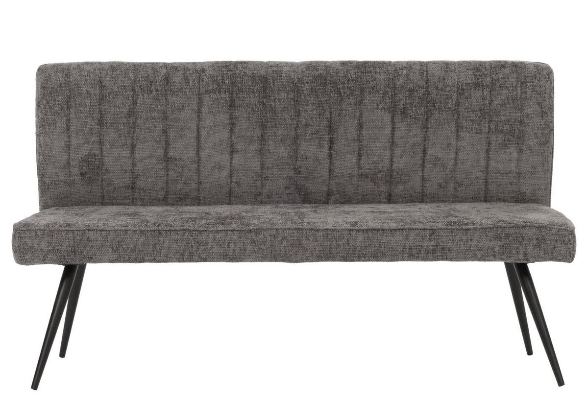 SITZBANK Grau - Dunkelgrau/Grau, Textil (160/90/60cm) - MCW