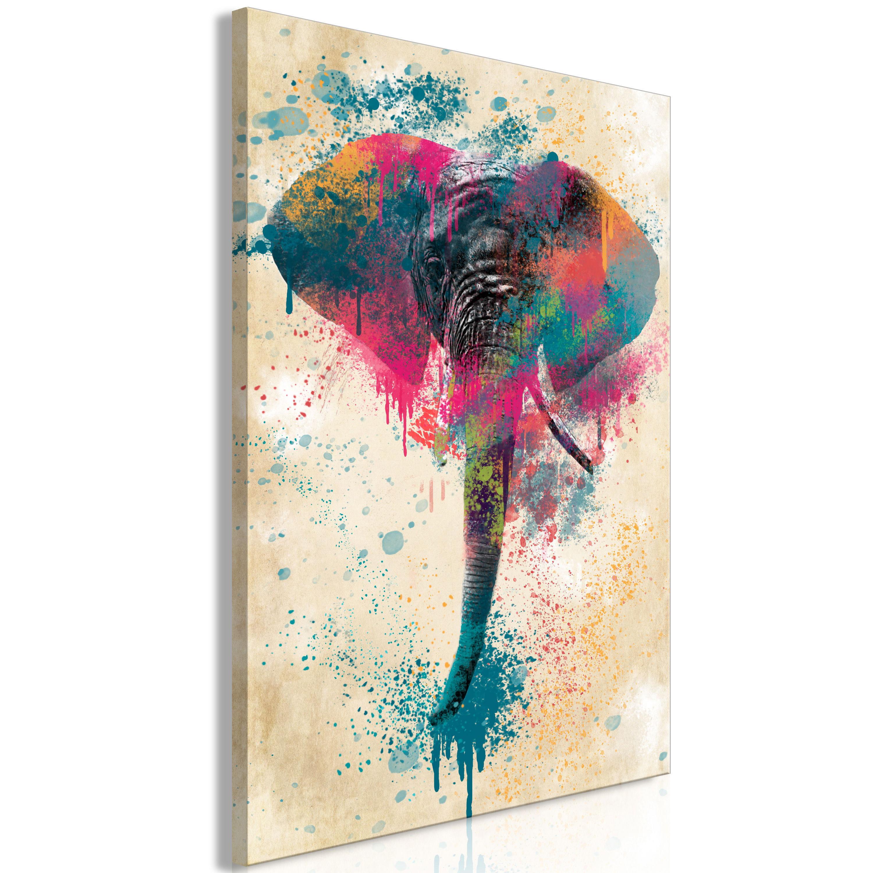 KUNSTDRUCK Bunt 80/120 cm - Multicolor, Textil (80/120cm) - KUNSTLOFT