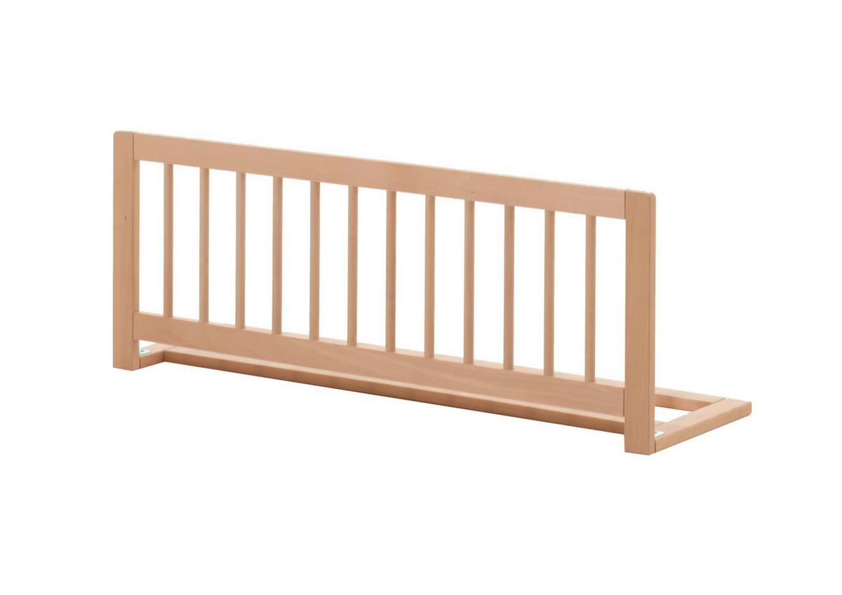 ETAGENBETT Kelci 2x90x200 mit Rausfallschutz Leiter Buche massiv natur - Buchefarben, Holz (90/200cm) - 58aufmkessel