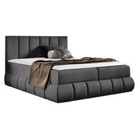 BOXBETT Venezia - H3 - Grau, Holz (160/200cm) - MIRJAN24