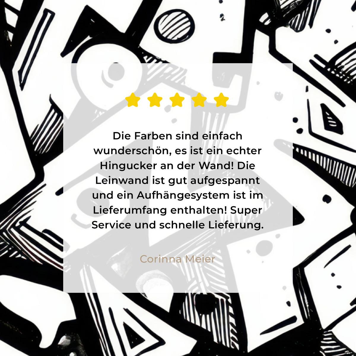 LEINWANDBILD Formen - Buchstaben - Graffiti - Schwarz Wandbild Wohnzimmer 50x50 cm - Schwarz, Textil (50/50cm) - MuchoWow